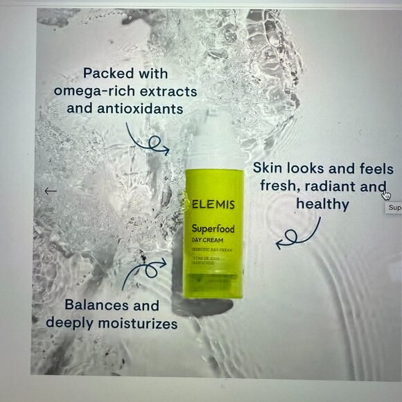 ELEMIS SUPERFOOD DAY CREAM ~ BRAND NEW IN BOX - Picture 6 of 6